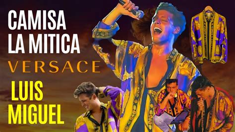 mitica versace de luis miguel|Luis Miguel camisa Versace.